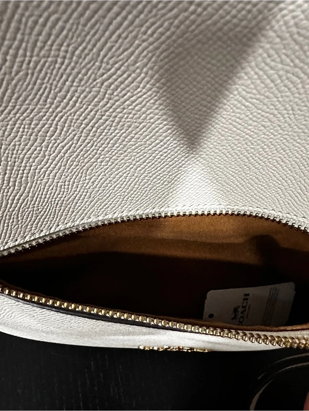 Coach Court Leather Backpack Chalk White Pebbled Leather – Authentic